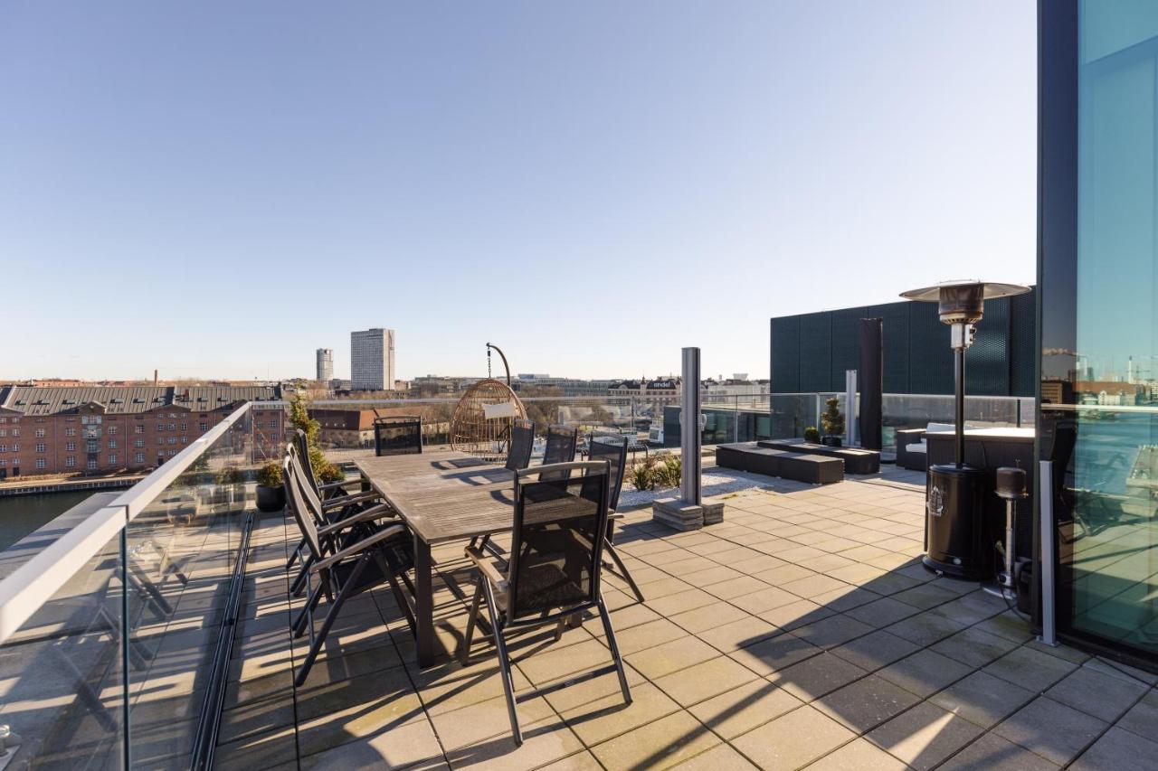 Luxury Harbourfront Penthouse With Private Rooftop København Eksteriør billede